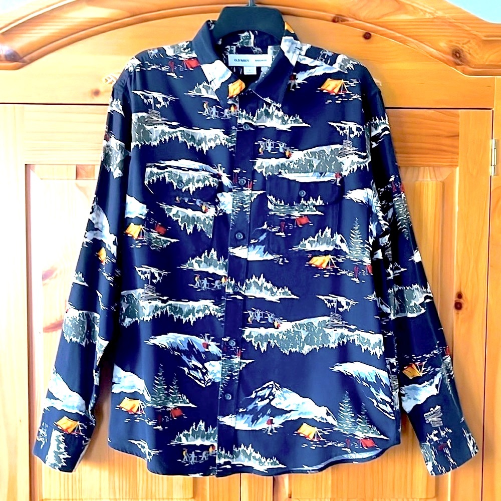 🌟HP🌟Winter Campground Flannel Shirt